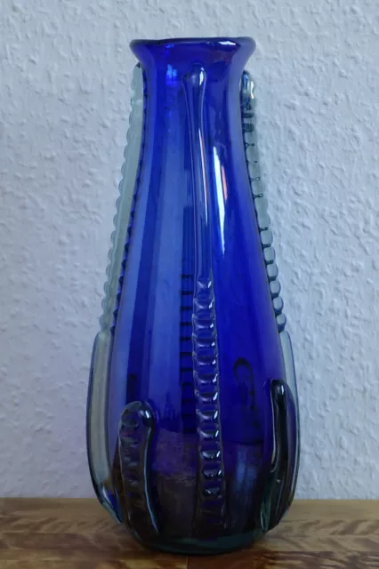 Glas Vase Jugendstil Max Ritter von Spaun Loetz Klostermühle Art Nouveau Deco