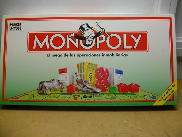 Monopoly Junior Juego Monopoly Super Electronic Banking El Corte Ingles  MONOPOLY BARCELONA JUEGO De Mesa Licencia Parker Brothers Inc
