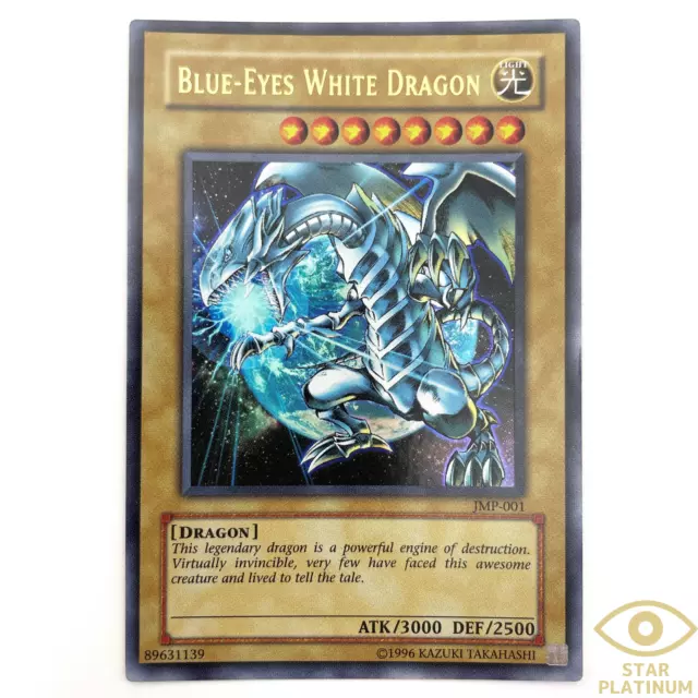 BLUEEYES WHITE DRAGON Ultra Rare JMP001 Japanese YuGiOh Card EX 10
