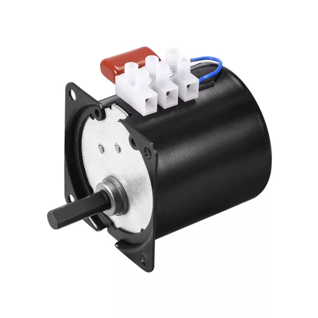 AC 220V Electric Synchronous Motor Metal Gear Turntable CW/CCW 5RPM 50-60HZ 8mm