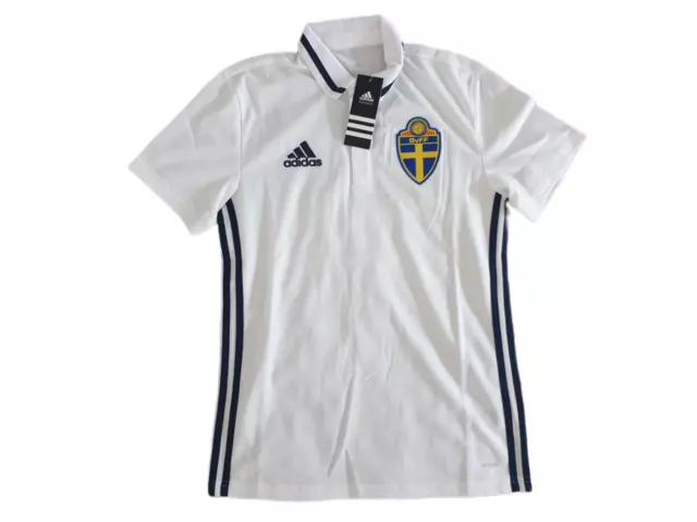 adidas Schweden SVFF Sverige Polo Shirt Herren Größe S M XL XXL -NEU- AC3900