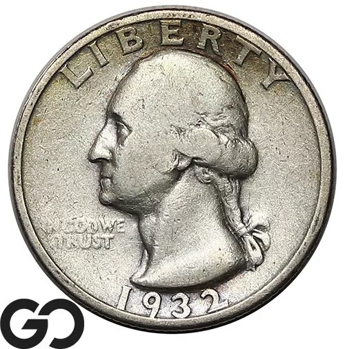 1932-S Washington Quarter, Better Date San Francisco Issue