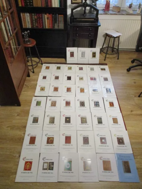 EINBAND FORSCHUNG Heft 1-45 EINBANDKUNST Bucheinband BUCHBINDER Buchbinderei