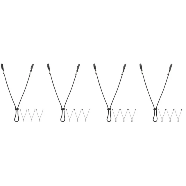 FIBOUND Hutband-Clip 3er-Set - Winddichter Hutclip Für Outdoor Aktivitäten