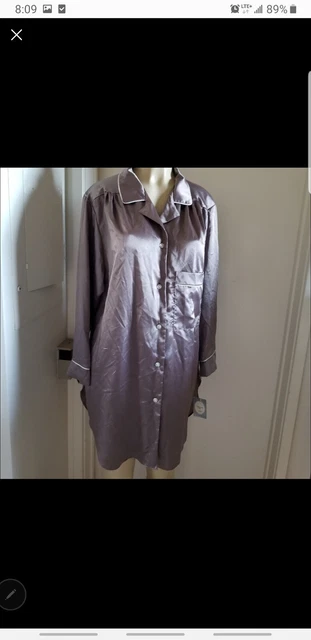 Vintage  Christian  Dior Boyfriend  Pajama  Silky Top Nightwear