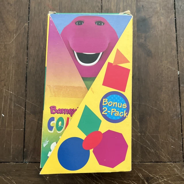 BARNEY BARNEYS Colors Shapes (VHS, 1997, 2Tape Set) 10.29 PicClick CA
