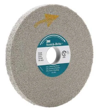 Scotch-Brite 7000046060 Convolute Wheel,Deburring,6X1/2X1,Med