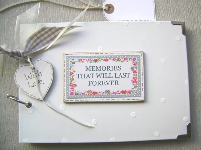 Personalised  Memories .A5 Size. Photo Album/Scrapbook/Memory Book