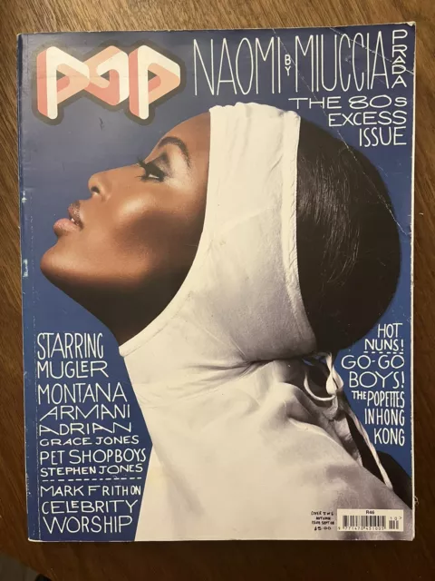 POP FASHION MAGAZINE - Autumn issue - September 2008 - NAOMI CAMPBELL - RARE VGC 2