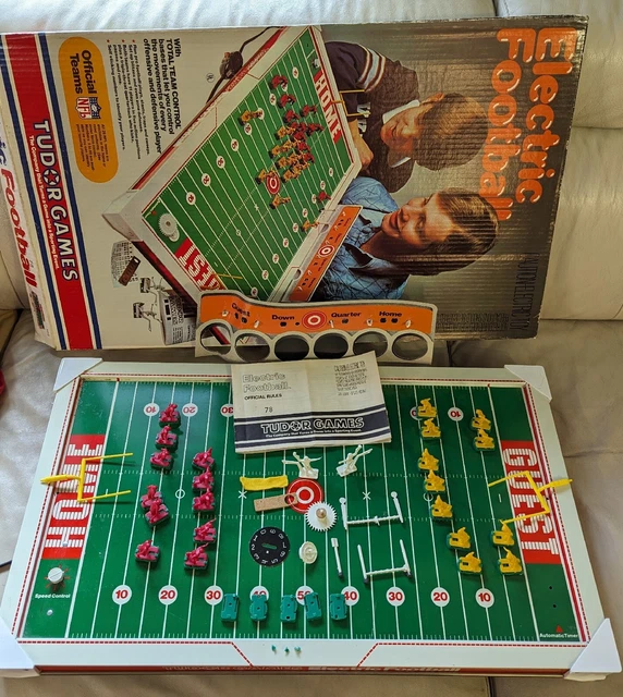 VINTAGE 1960S TUDOR Nfl Electric Football Game 500 Complete Original