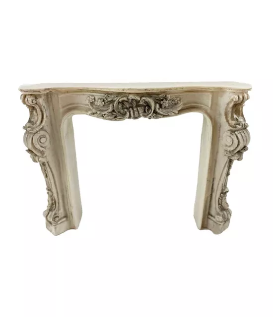 Dolls House Victorian Fireplace Mantle Surround Miniature Resin Furniture 1:12
