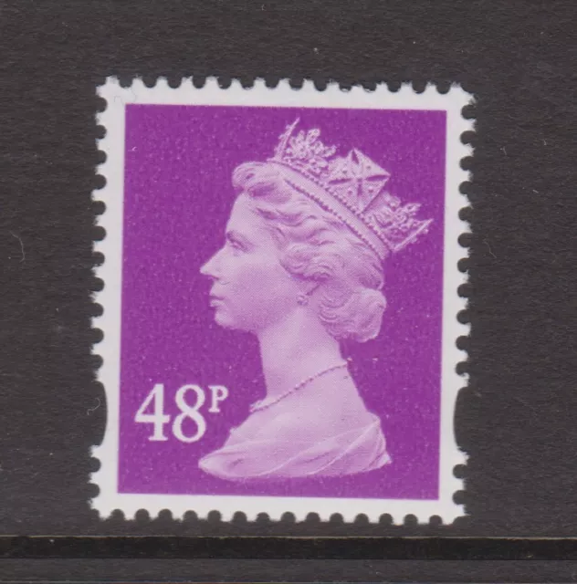 SG Y1724 GB QEII MNH MACHIN DEFINITIVE 48p BRIGHT MAUVE 2B