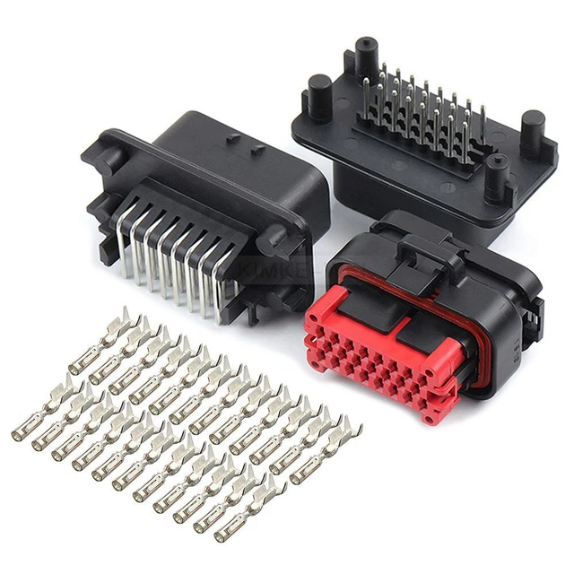 23 PIN TYCO AMPSEAL Automotive ECU PCB Male/Female Waterproof Connector