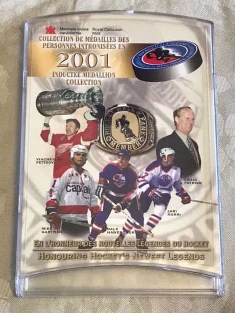 2001 NHL Hockey Hall of Fame Inductee Medallion Collection