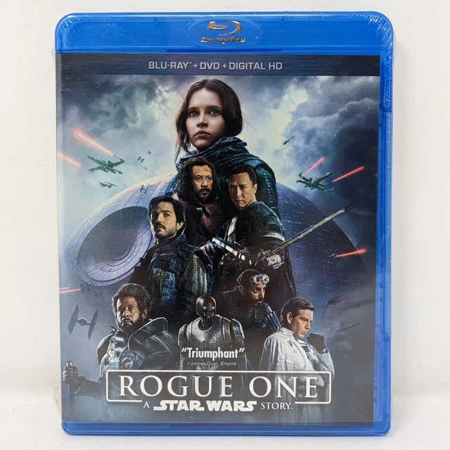 Rogue One: A Star Wars Story  (3-Disc Blu-Ray, DVD And Digital 2016) New