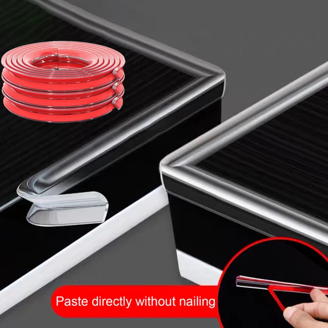1 rotolo strisce anticollisione chiare strisce protettive angolo tavolo PVC