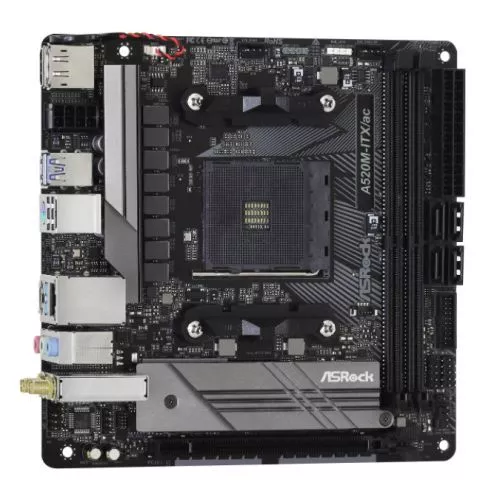 Asrock A520m-Itx/Ac Amd A520 Am4 Mini Itx 2 Ddr4 Hdmi Dp Ac Wi-Fi M.2