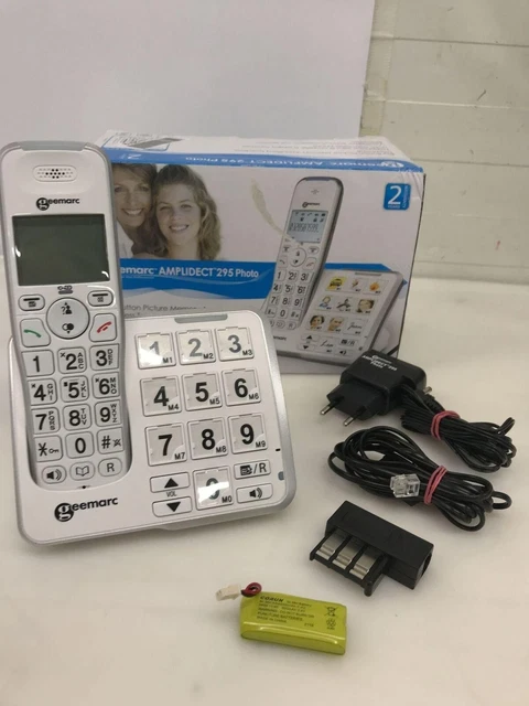 Geemarc Amplidect 295 Photo telefono cordless per anziani - bianco