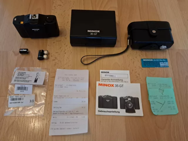 Minox 35 GT - Foto Kamera mit Tasche, Box und Anleitung