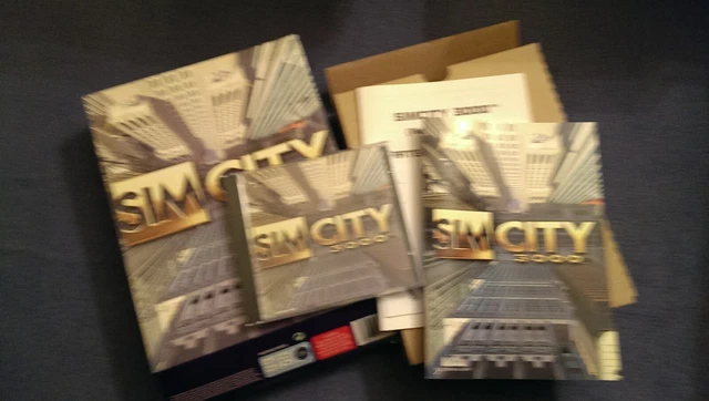 Jeu Sim City - Version PC Big Box (boîte Grande Taille) - Bon état - Collection Rétro