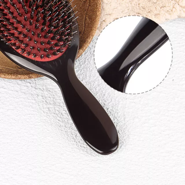 Boar Bristle & Nylon Hair Brush Paddle Comb Scalp Massage Hair Care Tool LW❤
