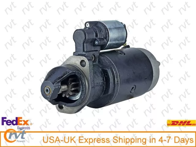 New 11T Starter Fits Deutz Tractor T650 Huerlimann Tractor H5110 H5116T 63216876