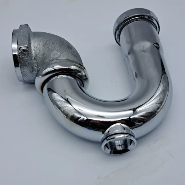 GRAINGER APPROVED 1PNK8 1-1/2" Sink Trsp with Cast Elbowq 17 Gauge Brass Pipe