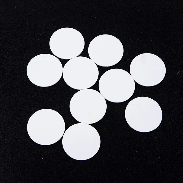 Étiquettes NFC Vierges Ntag215 - Cartes PVC En Forme De Pièce - SODIAL