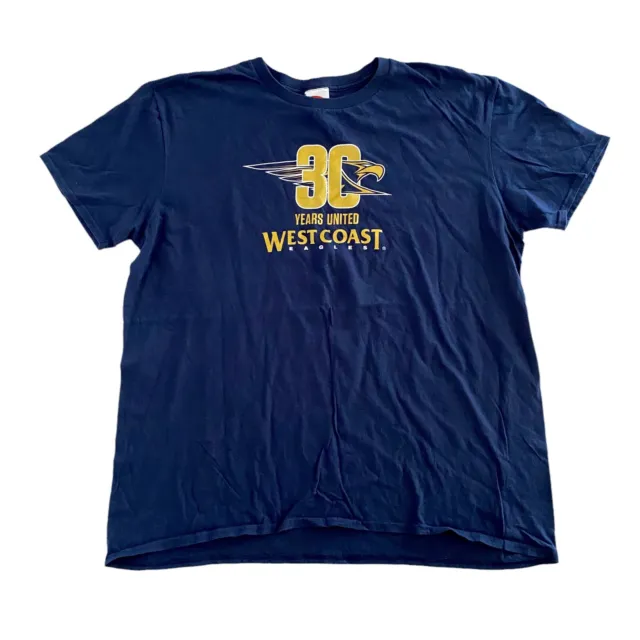 West Coast Eagles Mens T-Shirt 30 Years - XL