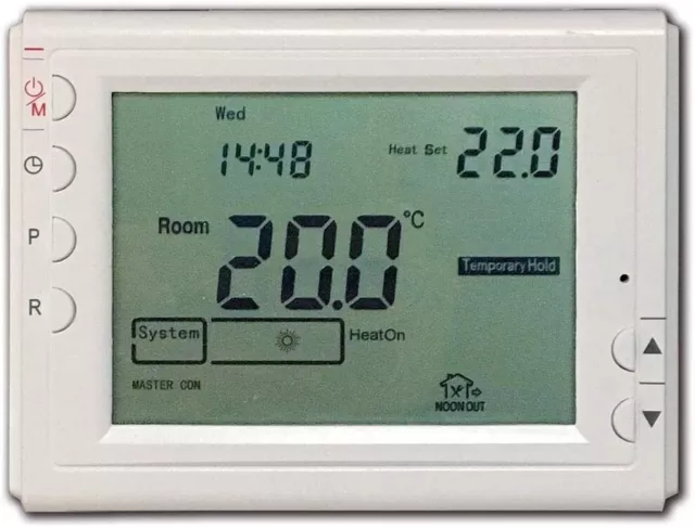 Bravo Thermostat Programmable Hebdomadaire Numérique Écran 3.8’’