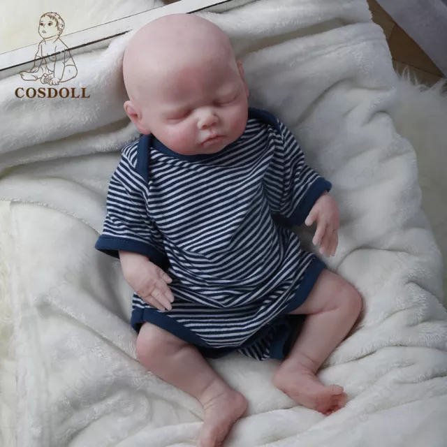 Poupée Renaissance 56cm corps en silicone complet renaître poupée bébé pour  fille jouer maison bain jouet vinyle doux bébés réalistes boenca poupées