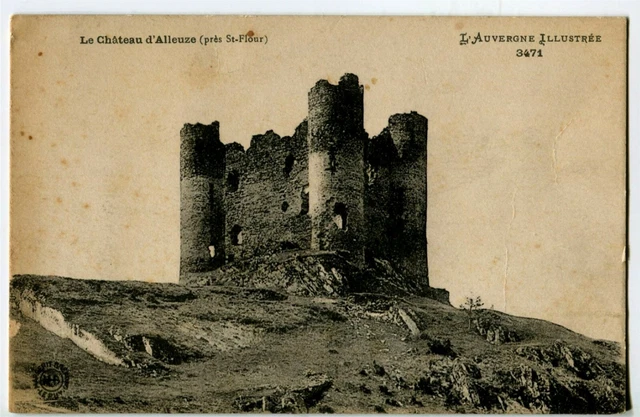 CPA 15 Cantal Le Château d'Alleuse
