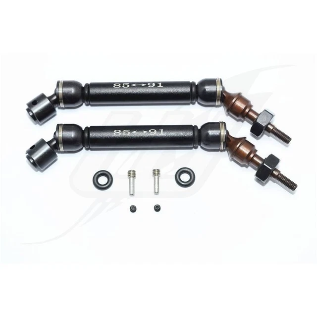 GPM Harden Steel #45 CVD Gelenk & Antriebswelle Für Axial SCX24 – 8-teiliges Set, Schwarz