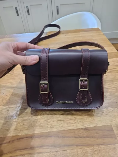 DR MARTENS MINI Satchel Crossbody Charro Brando Leather Bag £50.00