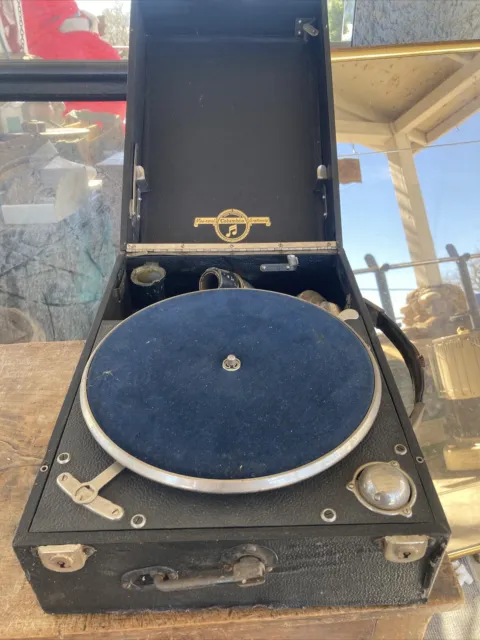 COLUMBIA GRAFONOLA 160 VIVA TONAL wind up 78rpm RECORD PLAYER Phonograph
