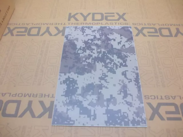 2 mm A4 KYDEX T Sheet 297 mm x 210 mm Urban Digital Camouflage, Holster-Sheath 2