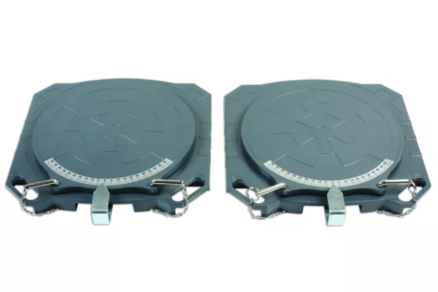 Gunson 77158 Direction Platines - Aluminium 4000kg (Paire)