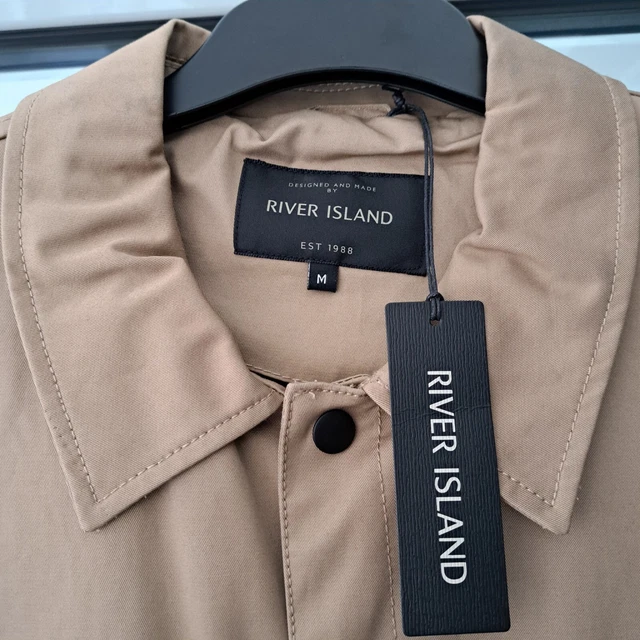 Giacca leggera da uomo River Island nuova con etichette mai indossata ottime condizioni