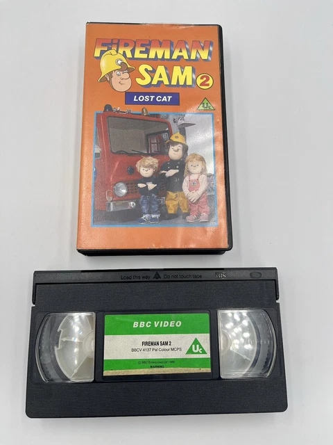 FIREMAN SAM LOST Cat VHS PAL 1988 Vintage Rare Retro Kids Tape - BBC ...