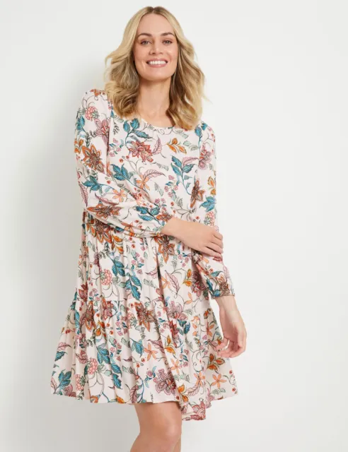 RIVERS - Womens Dress -  Long Sleeve Tiered Dress