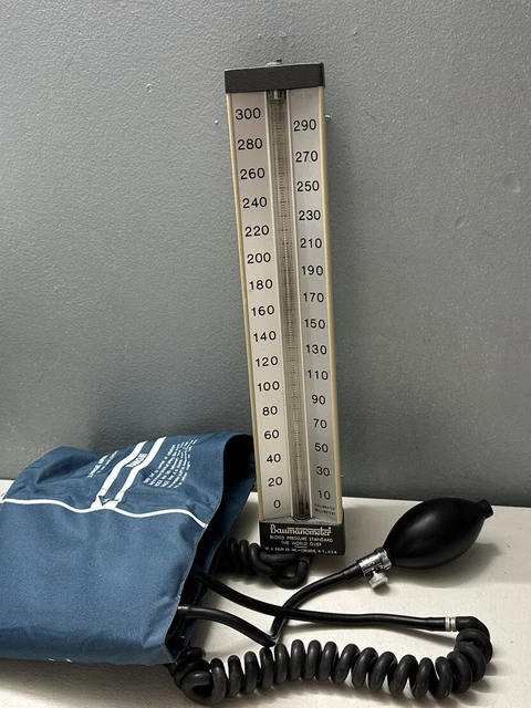 Baumanometer Wall Model Blood Pressure w/Cuff  by W.A. Baum Co Fast Shipping !!!