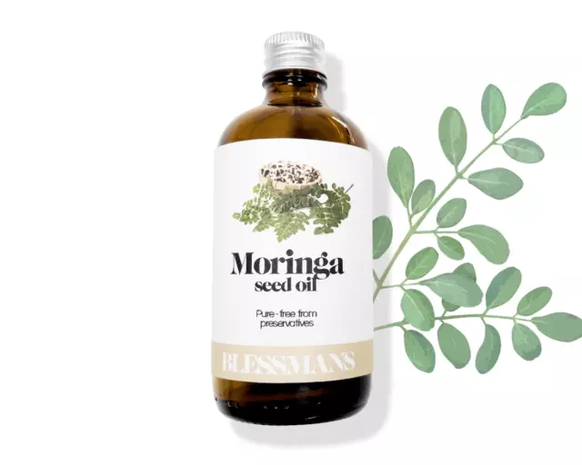 Organic Moringa Seed Oil pure & natural cold pressed 10ml- 1 litre