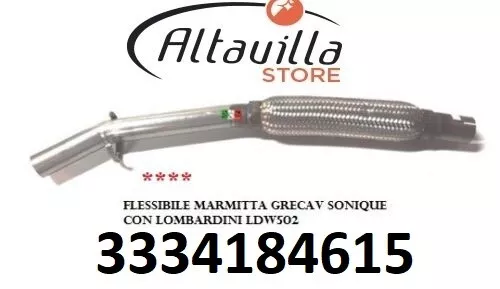 BCR14-0015919 Schlauch Auspuffanlage Grecav Sonique Motor Lombardini Focs