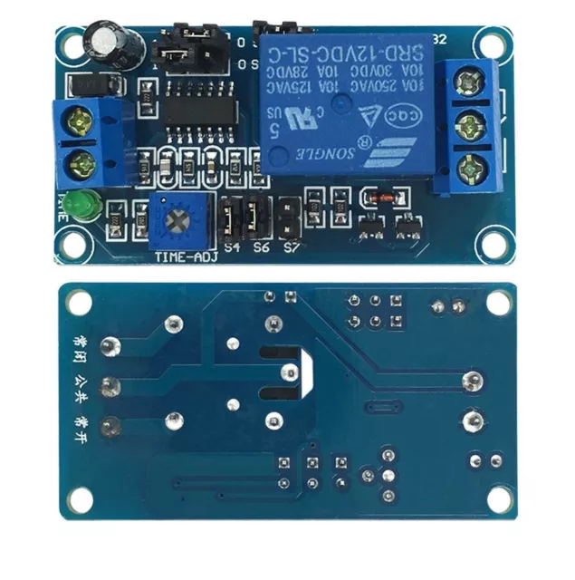 DC 12V Delay Relay Delay Turn on / Delay Turn off Switch Module with Timer UK