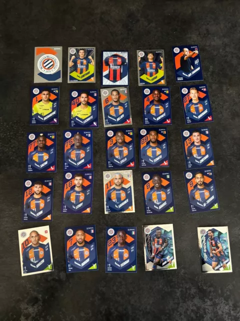 PANINI FOOT 2024 : Equipe complète de Montpellier     Ligue 1