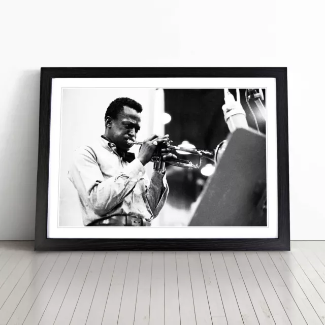 Miles Davis Wall Art Print Framed Canvas Picture Poster Decor Living Room