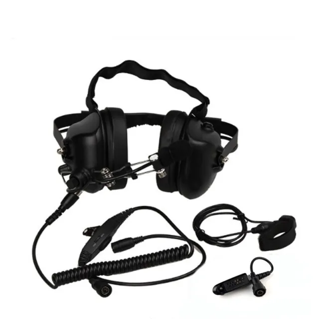Headset Noise Cancelling For Motorola GP320 GP328 GP329 GP338 GP340 GP360 GP380