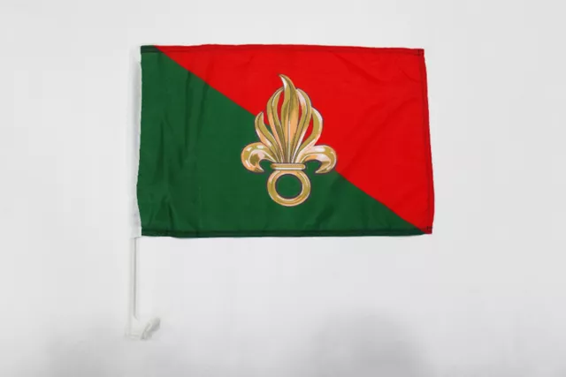 Drapeau de voiture France Légion étrangère 45x30cm - Carflag armée française 30