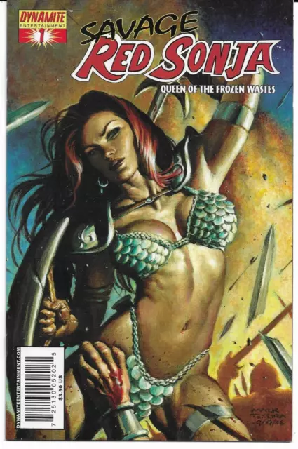 Savage RED SONJA: Queen of the Frozen Wastes #1 (2006) Variant Cover 'B' TEXEIRA
