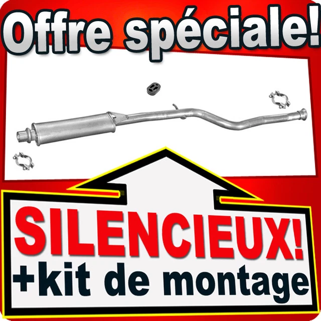 Silencieux D'échappement Neuf Pour Citroën AX 1.0 à 1.5D (1987-1997) - Acier Aluminisé, Nombreuses Références